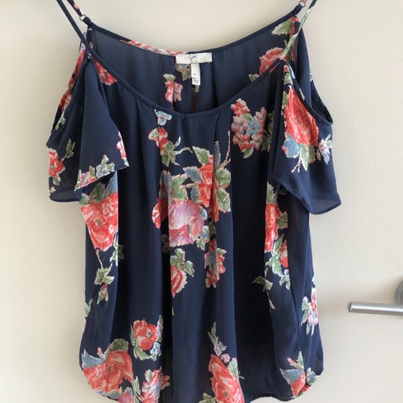 Joie Silk Floral Print Blouse - Picture 3 of 4